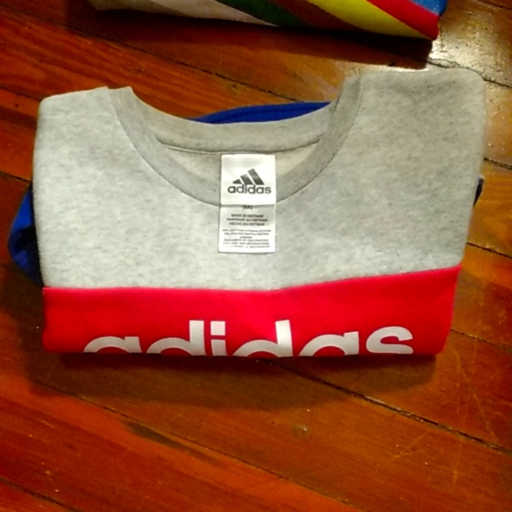 Adidas girls sweat shirt